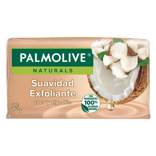 Jabón De Tocador Palmolive Coco Y Algodón 150 GRS