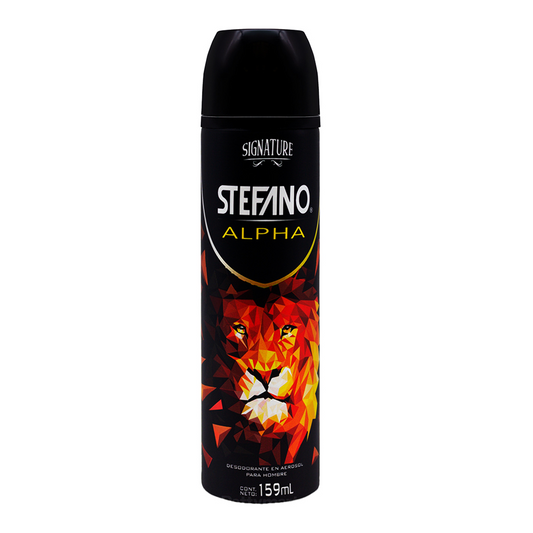 Desodorante Stefano Alpha En Aerosol Para Caballero 159 MLL