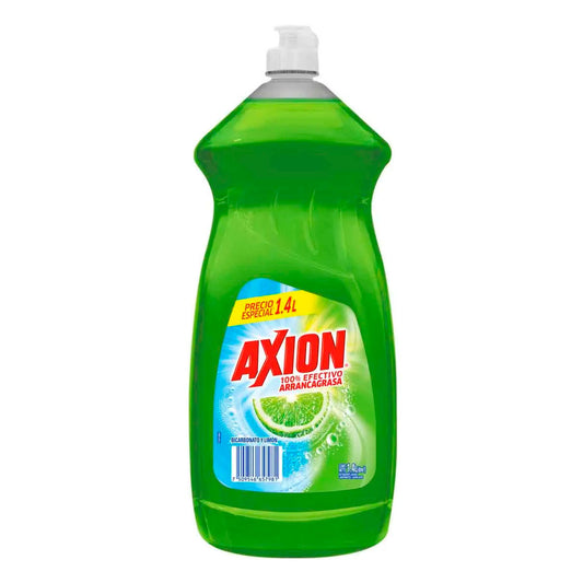 Lavatrastes Axion Bicarbonato y Limón Líquido 1.4 l