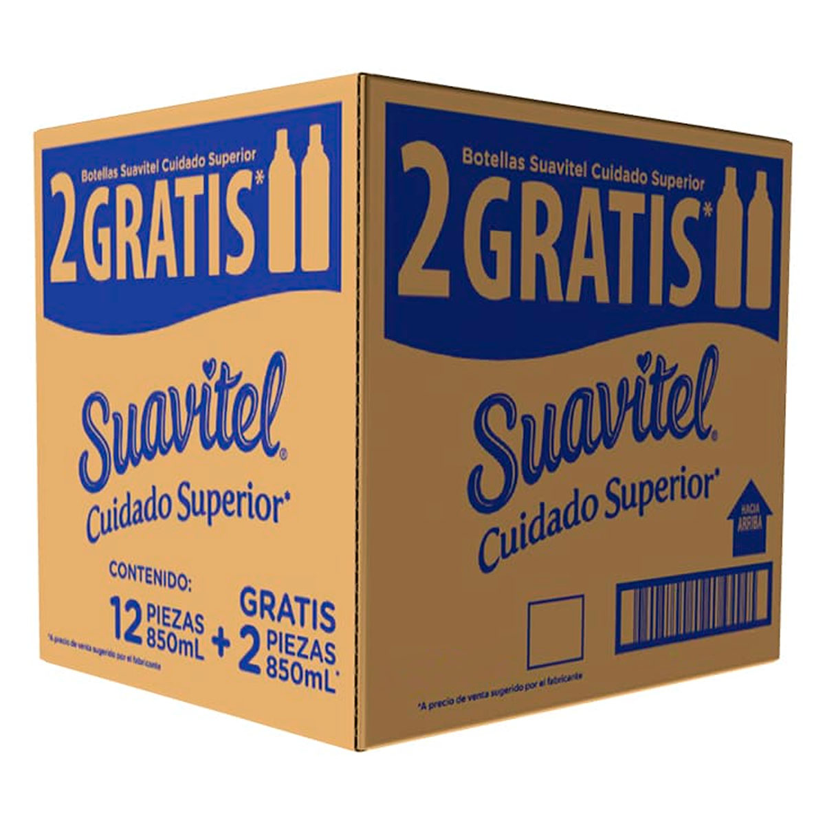 Suavizante de Telas Suavitel Fresca Primavera 850 ml 12 pzas