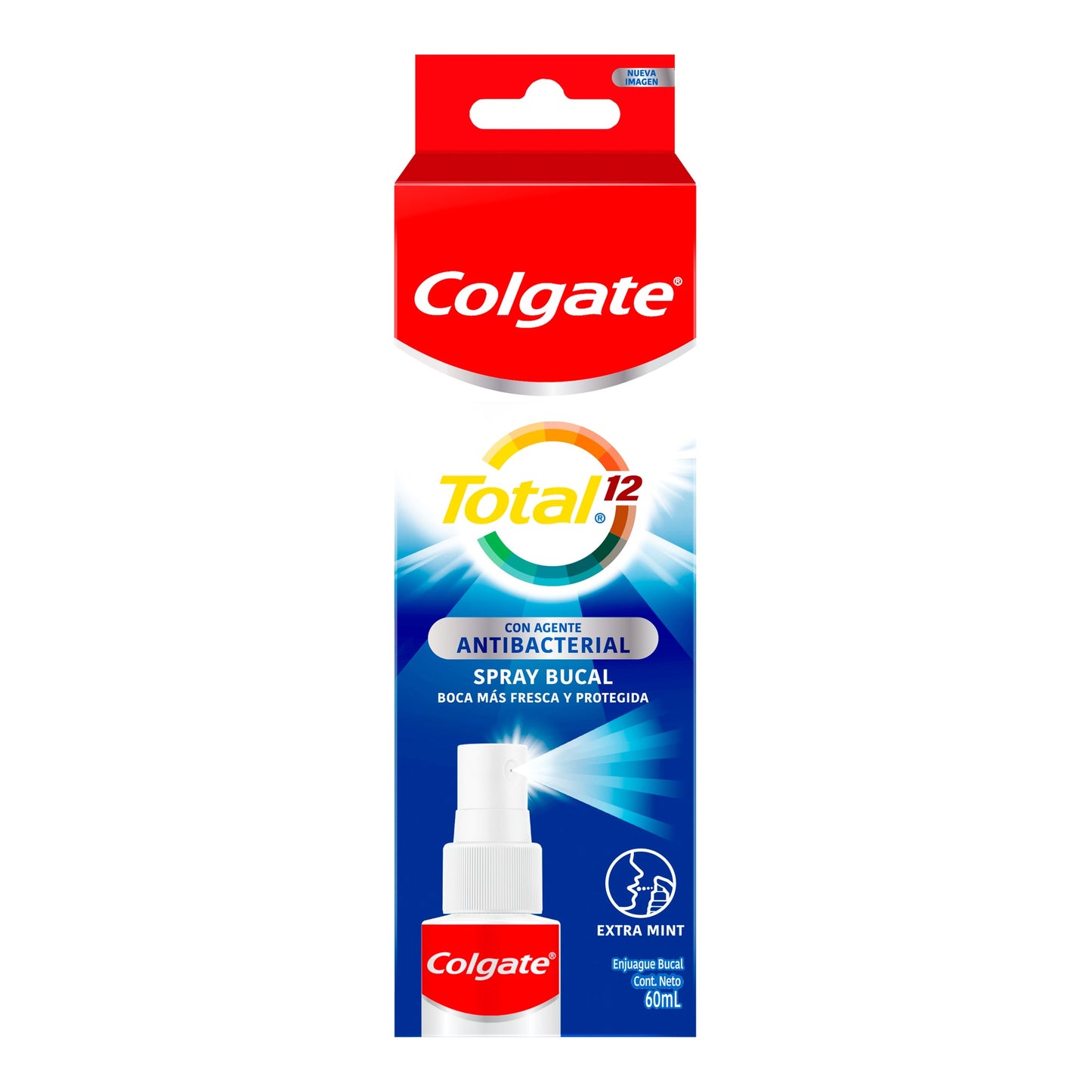 Spray Bucal Colgate Total 12 Antibacterial Extra Mint 60 ml