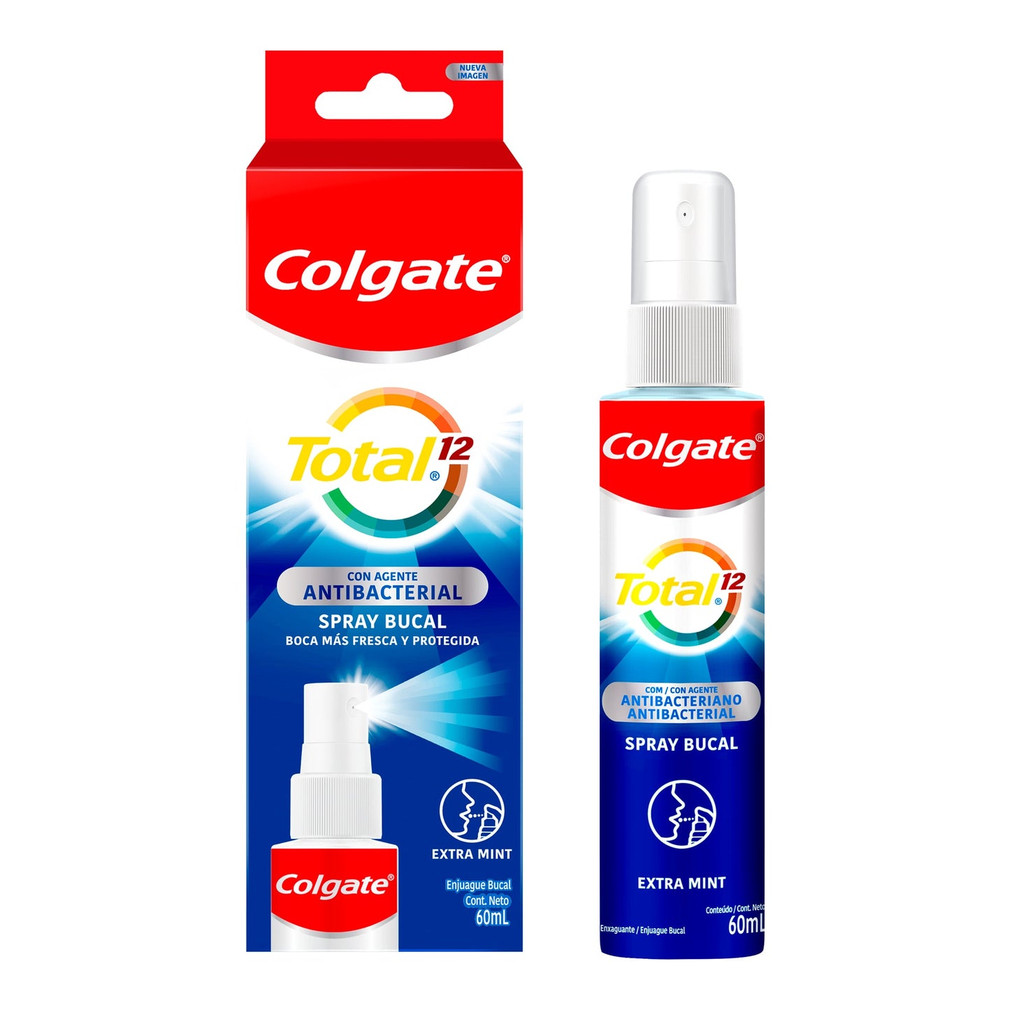 Spray Bucal Colgate Total 12 Antibacterial Extra Mint 60 ml