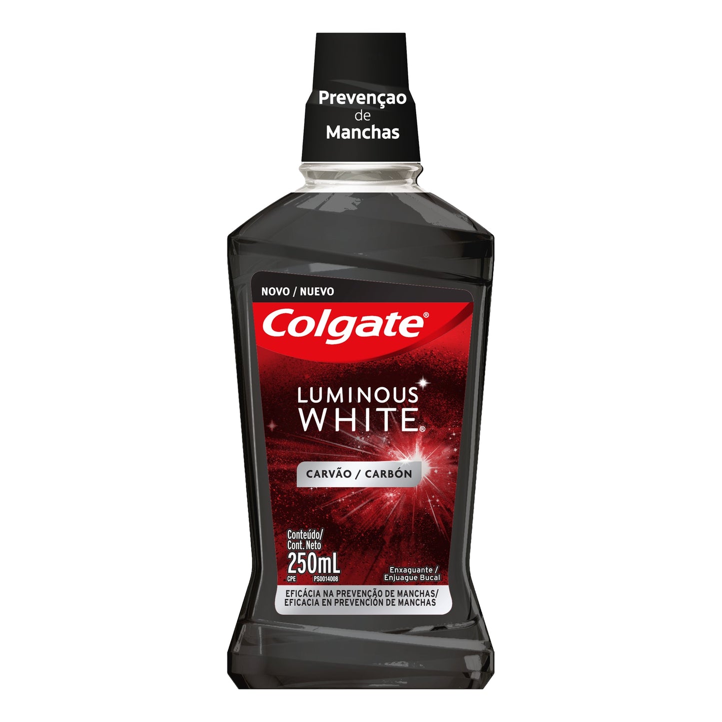 Enjuague Bucal Blanqueador Colgate Luminous White Carbón 250 ml