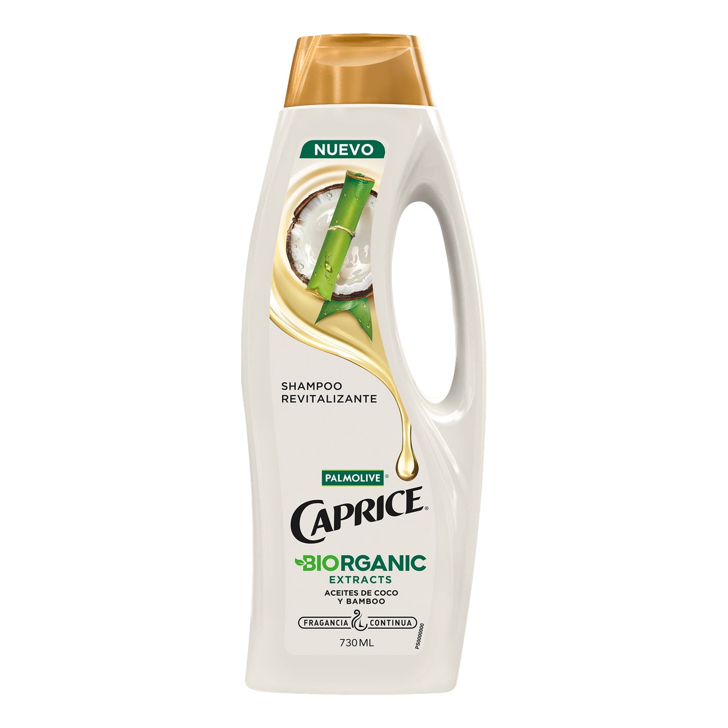 Shampoo Caprice Biorganic Extracts Aceites de Coco y Bamboo 730 ml