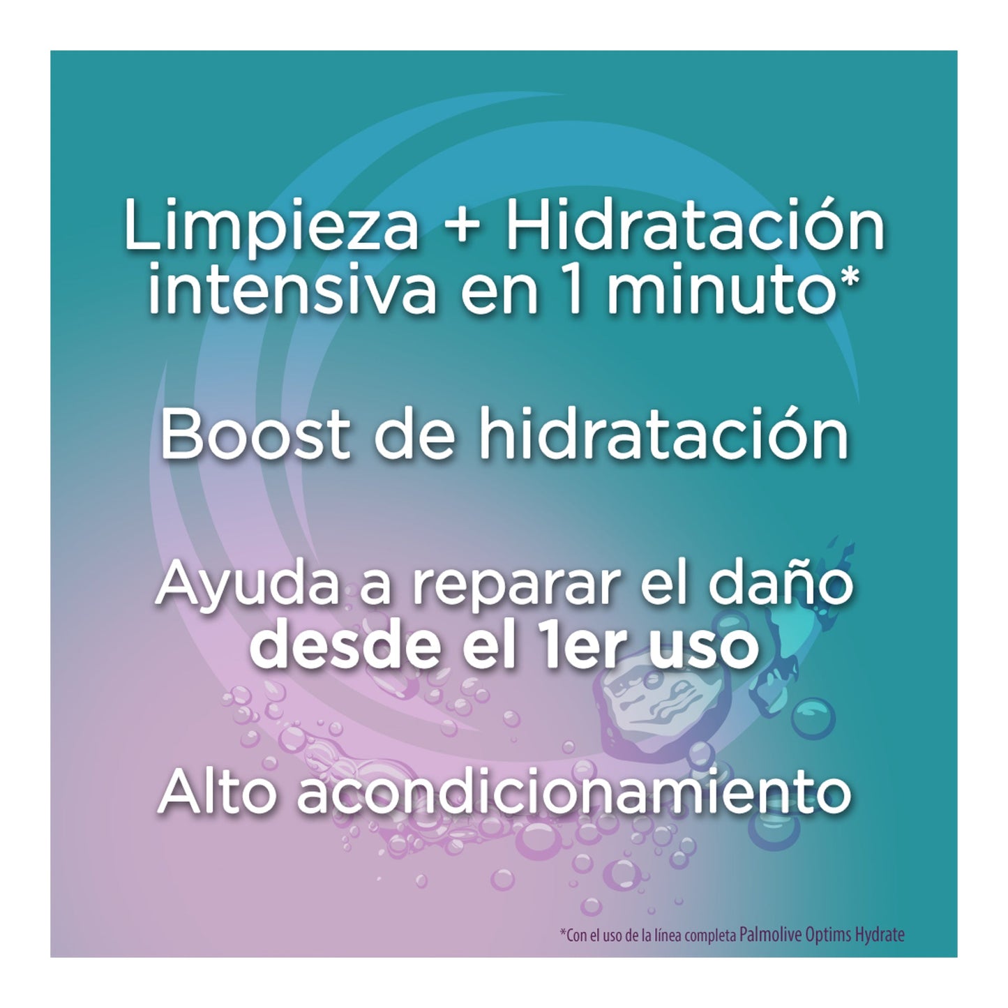 Acondicionador Pamolive Optims H Hydrate Nutrición 170 ml