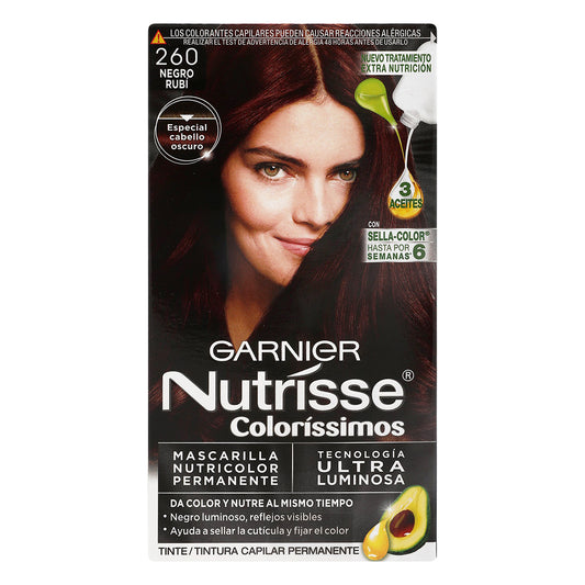 Tinte Nutrisse 260 Negro Rubio 1 PZS