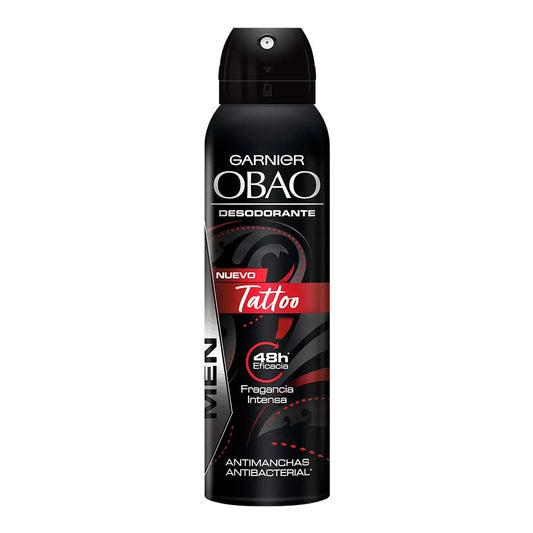 Desodorante Garnier Obao Tattoo Hombre Aerosol 150 MLL