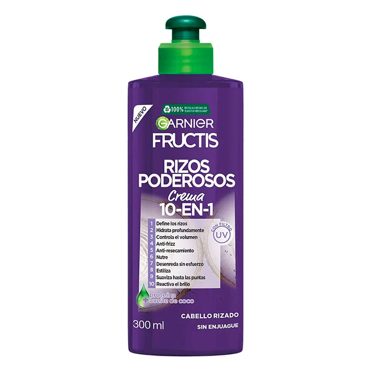 Crema Para Peinar Fructis 10E01 Rizos Poderosos 300 MLL