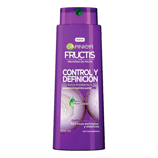 Shampoo Fructis Rizos Ctr Defin 2N1 650 MLL