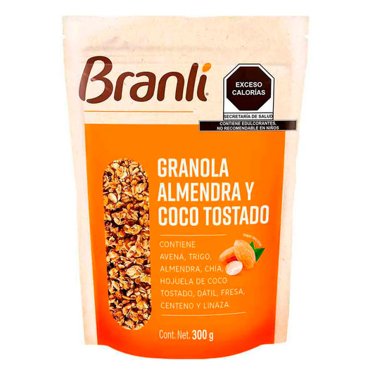 Granola Branli Almendra Y Coco Tostado 300 GRS