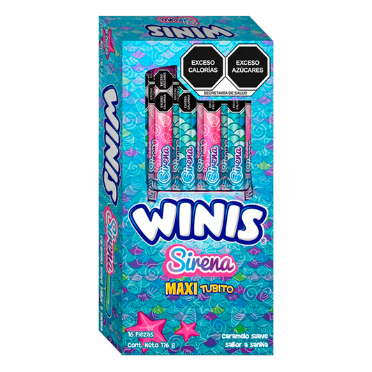 Dulce Winis Tubito Sirena 11 GRS