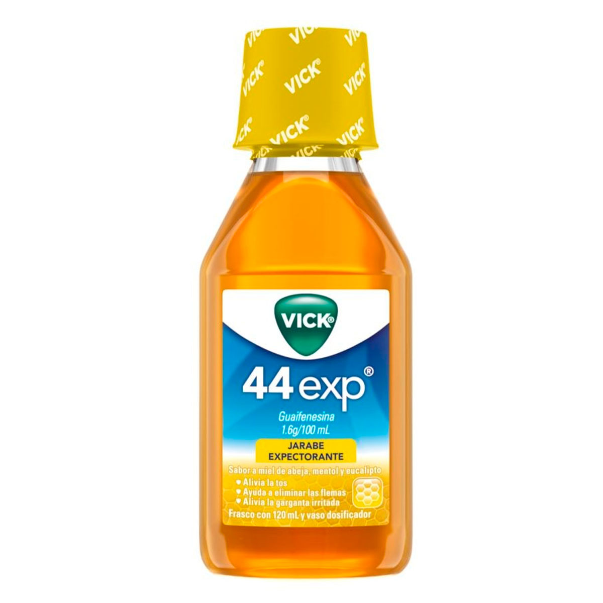 JARABE VICK MIEL 44 EXPECTOTANTE 120 GRS