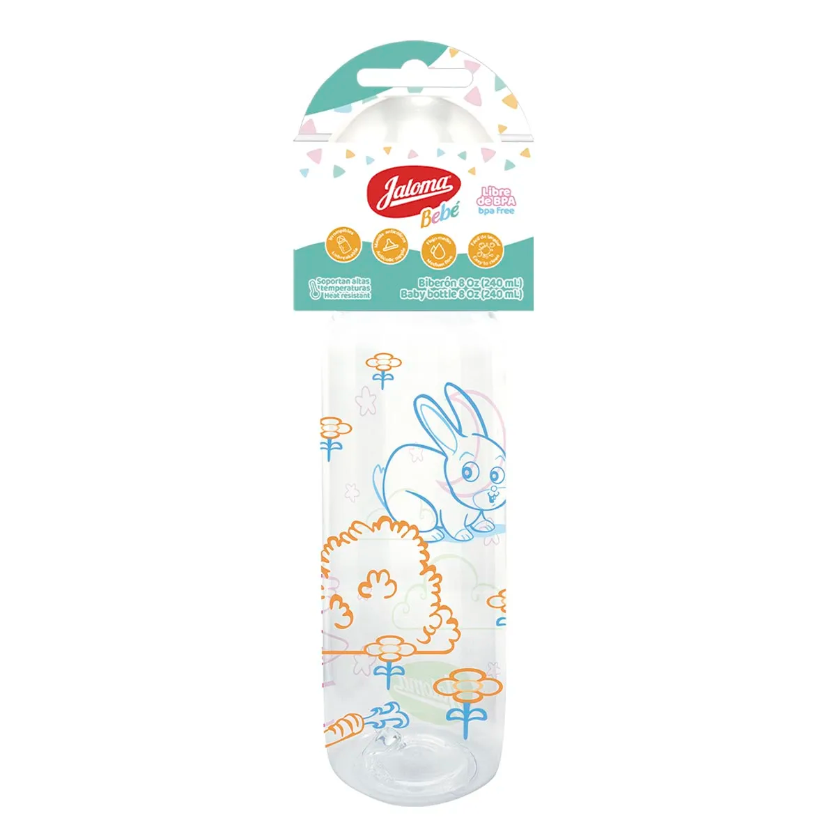 Biberon Jaloma 8Oz Polipropileno Dinosaurio 1 PZS