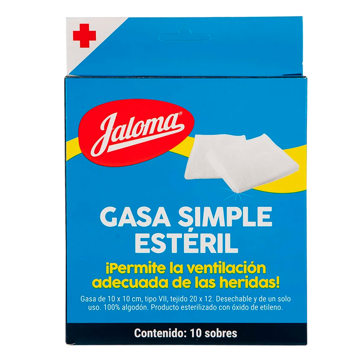 Gasa Jaloma 10X10Cm 10 PZS