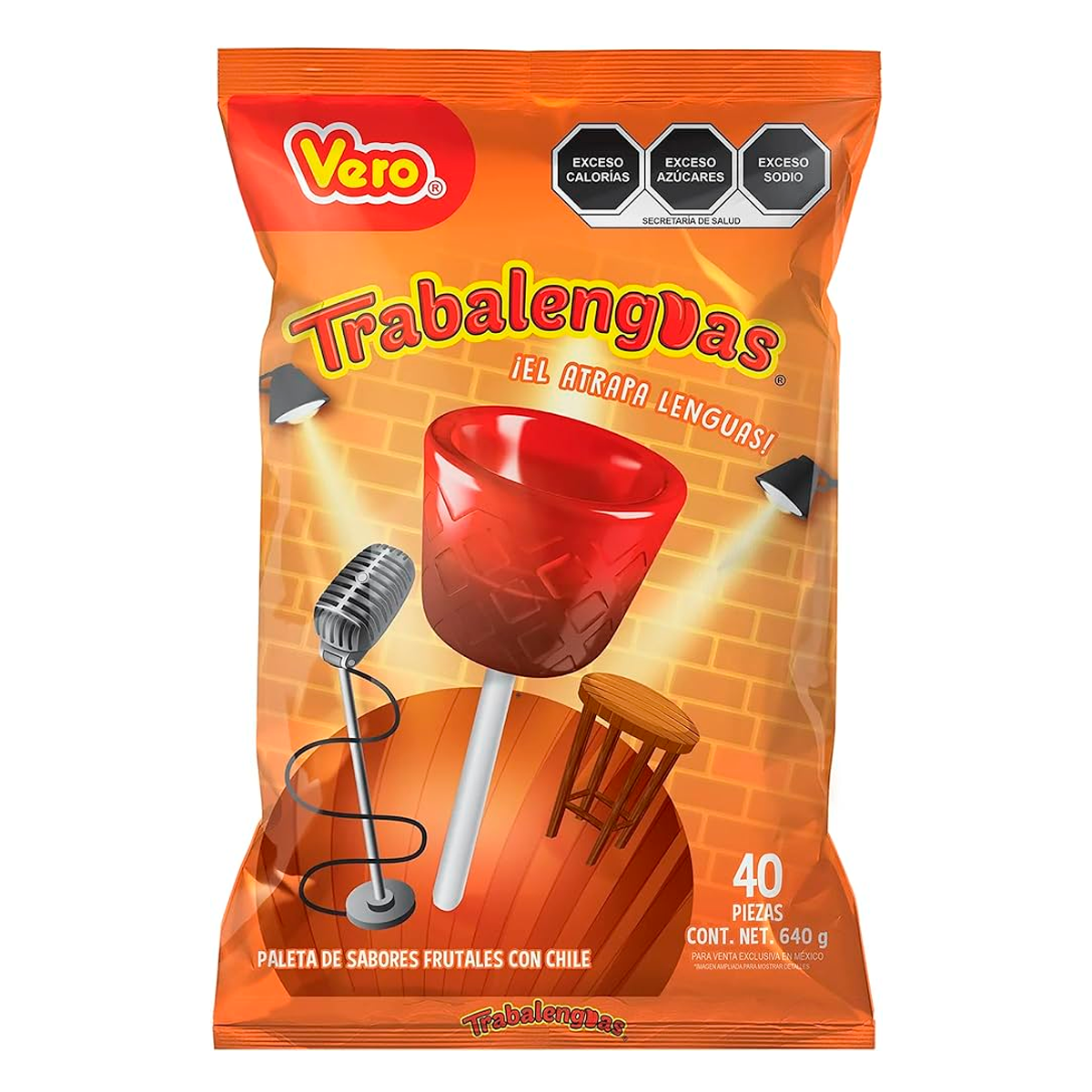 Paleta Vero Trabalenguas 40 PZS