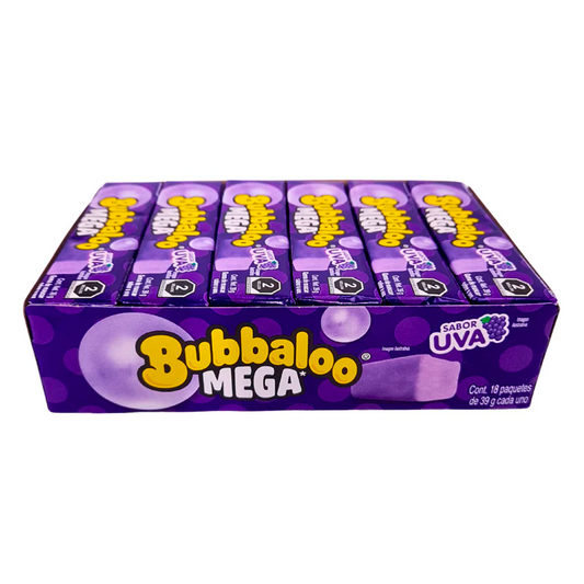 Exh Chicle Bubbaloo Mega Uva Bubbaloo 39 GRS