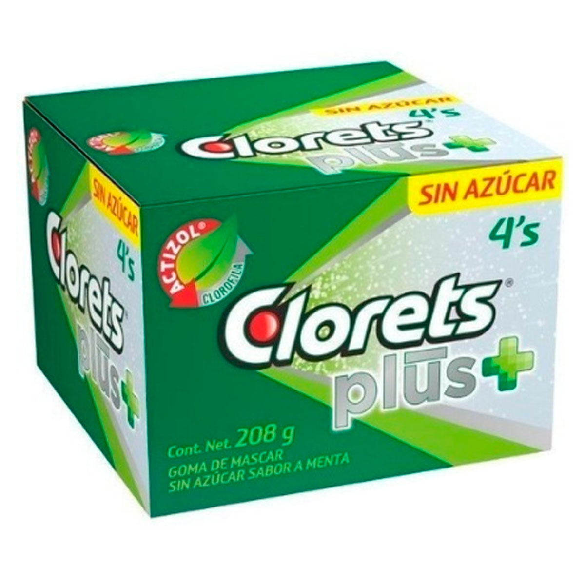 Exh Chicle Clorets 4'S 40 PZS