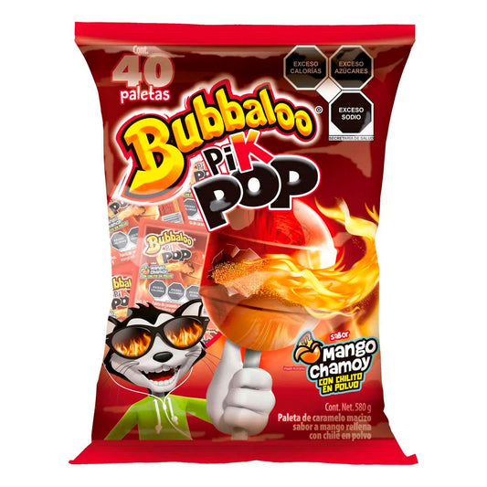 Paleta Bubbaloo Pin Pop 40 PZS