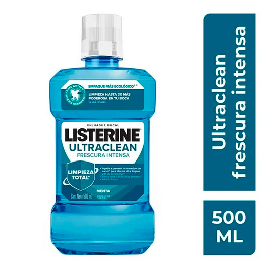 Enjuague B Listerine U.Clean 500 MLL