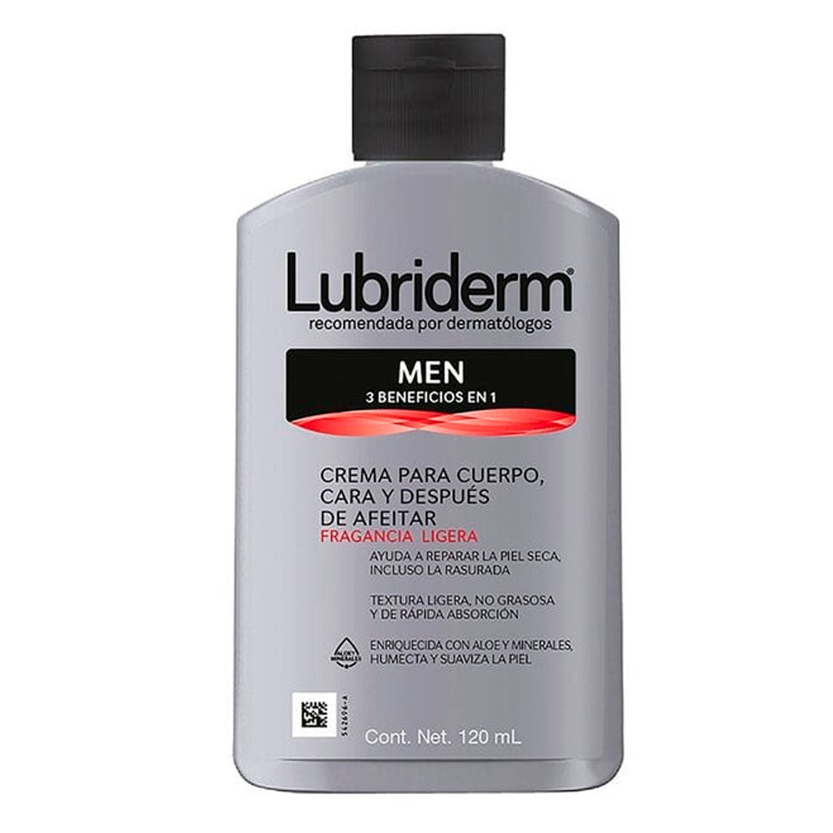 Crema Lubriderm Men Fragancia 120 MLL