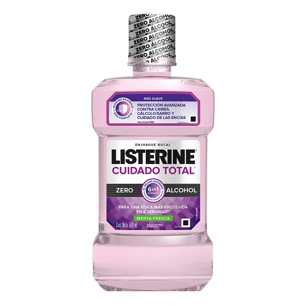 Enjuague Bucal Listerine Cuidado Total Zero 500 MLL