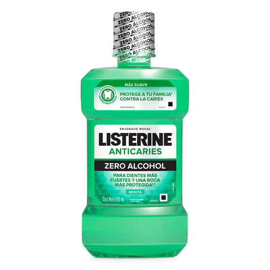 Enjuague Bucal Listerine Zero Anticaries 500 MLL