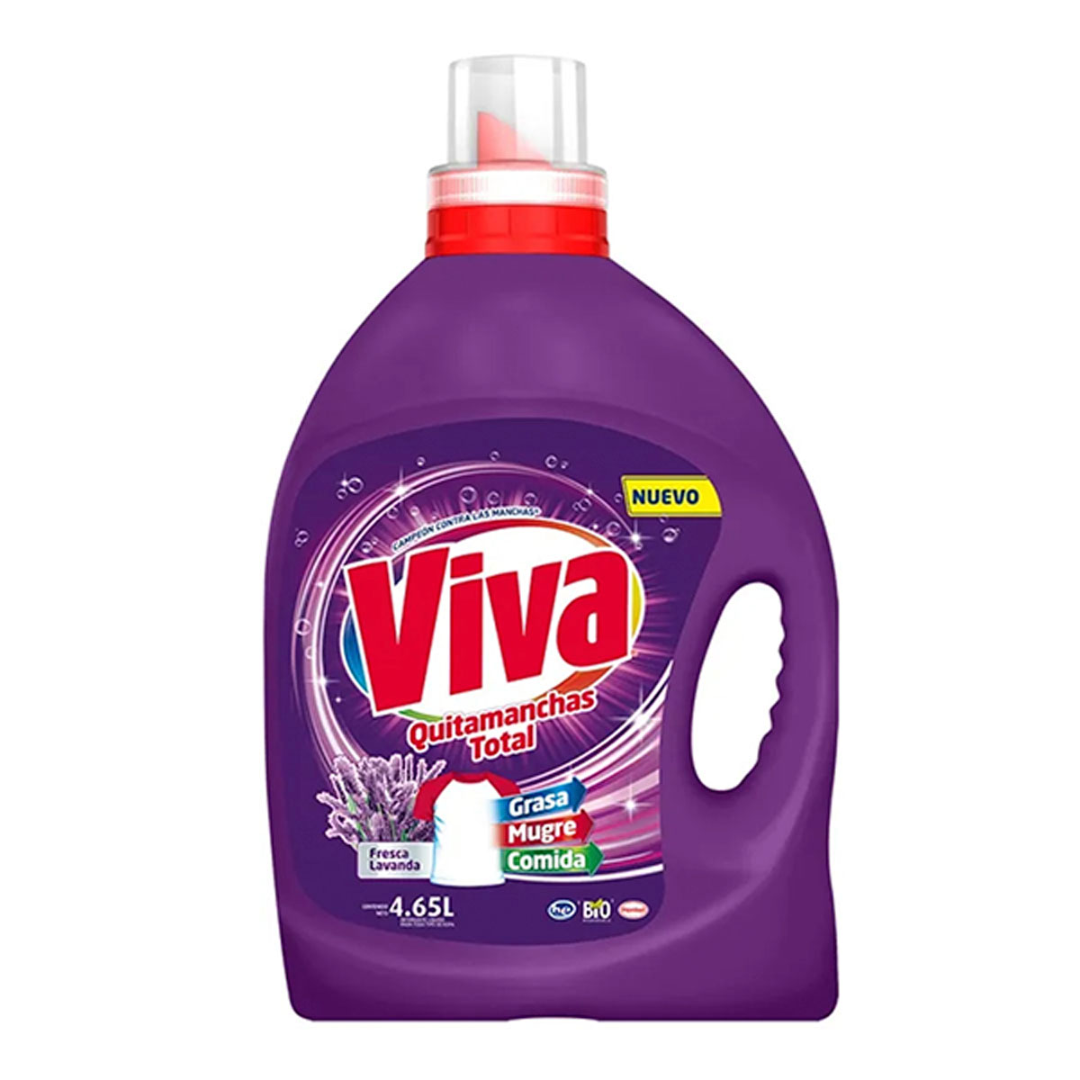 Detergente Líquido Viva Lavanda Poder Gel 4.65 LTS