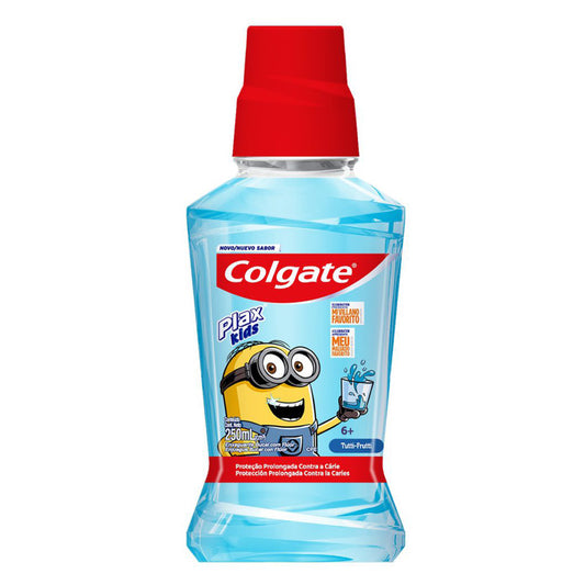 Enjuague Bucal Infantil Colgate Plax kids Minions para Niños 250 ml