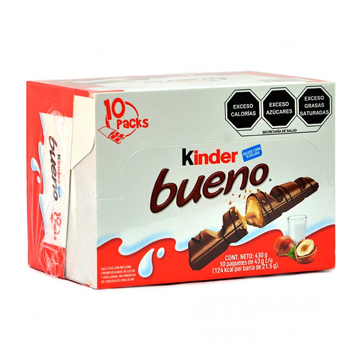Chocolate Kinder Bueno 10 piezas