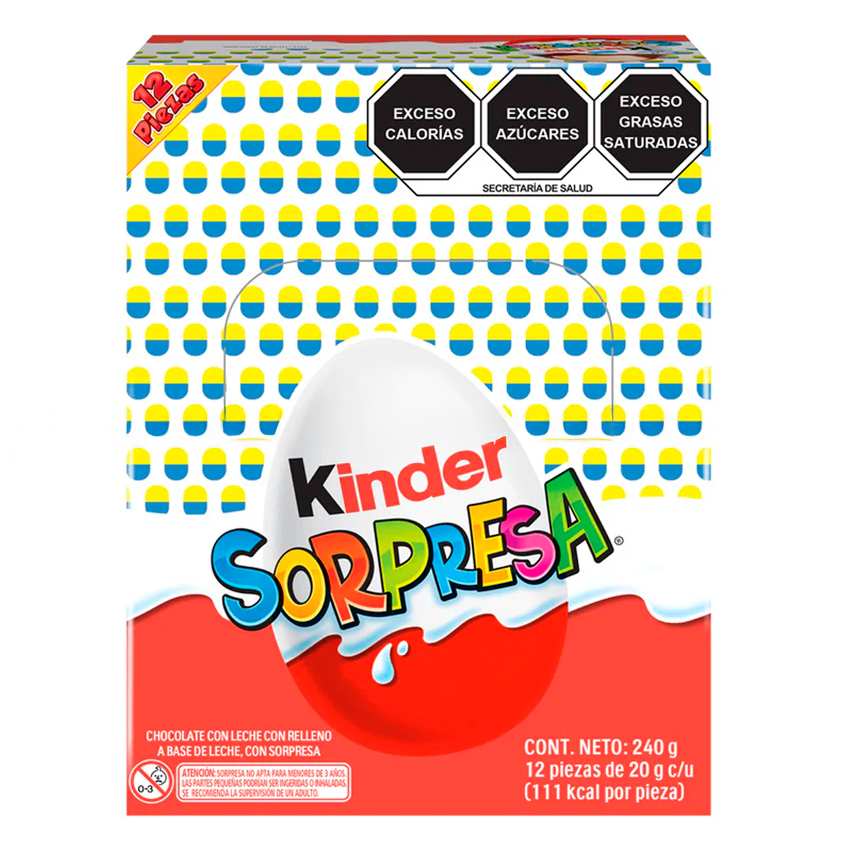 Chocolat Exh Choco Kinder Sorpresa Joyas Kinder  Sorpresa Joyas 12 PZS