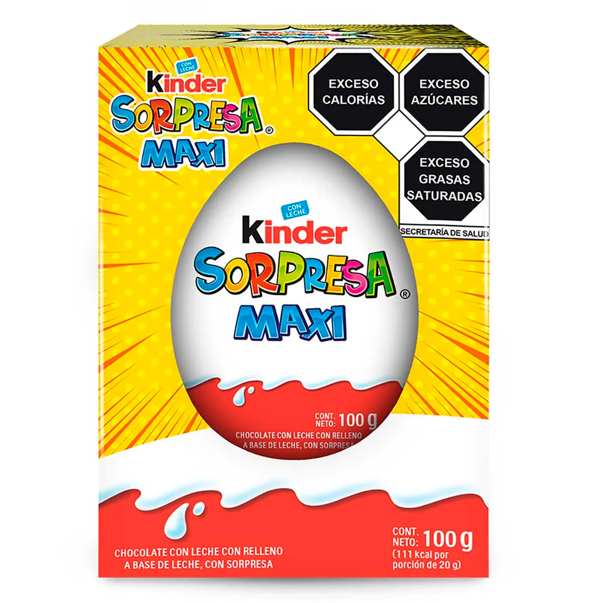 Chocolate Kinder Sorpresa Maxi 100 GRS