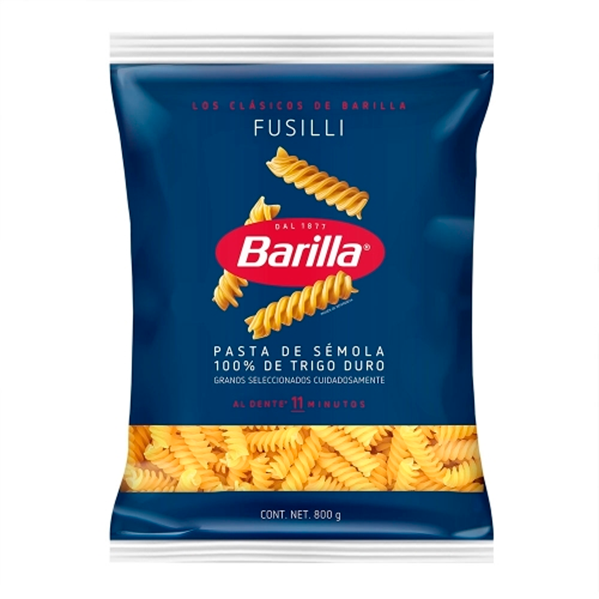 Sopa Barilla Fusilli 800 GRS