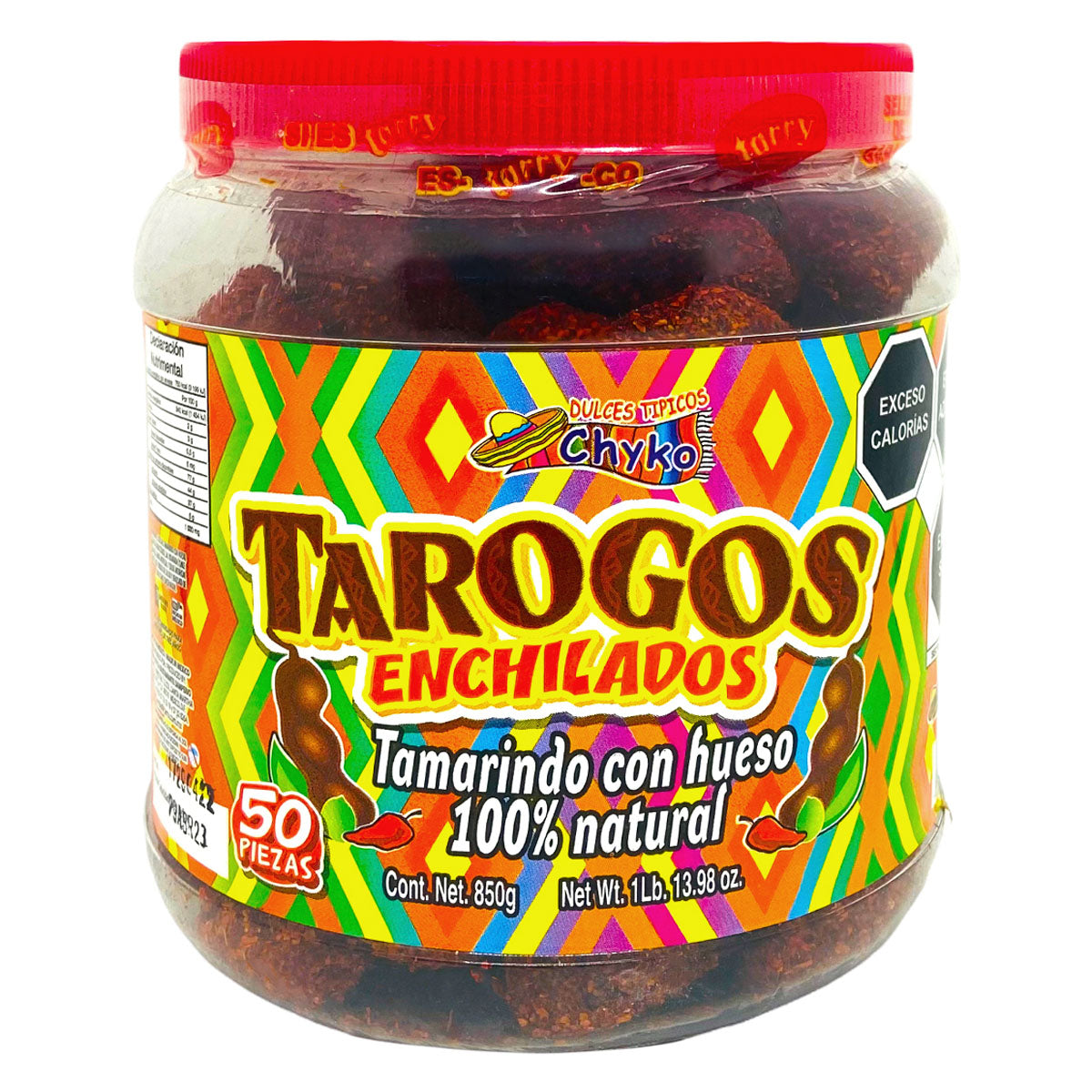 Dulce Tarry Pop Tamarindo Chile 50 PZS