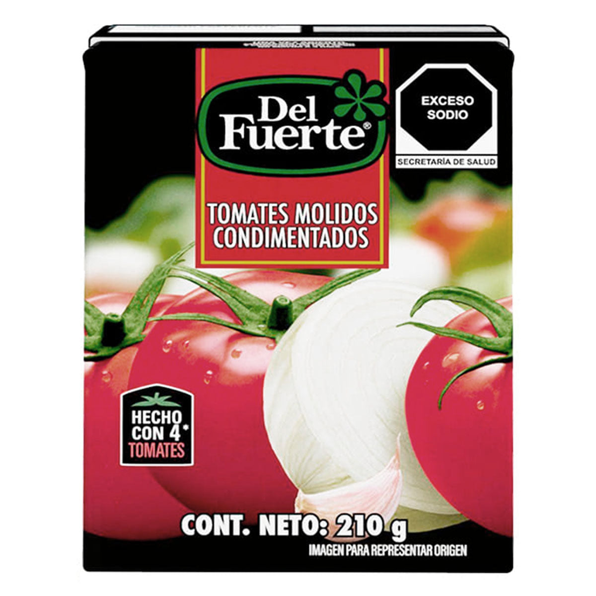 Pure Tomate Del Fuerte Con Chile Fresco 210 GRS