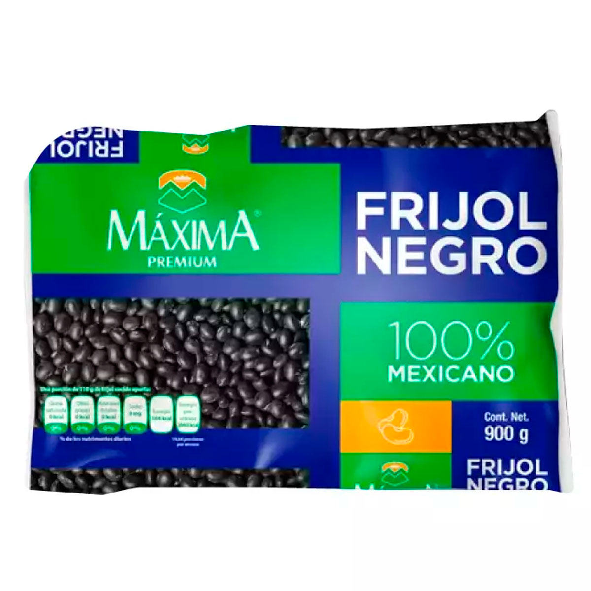 Frijol Maxima Negro 900 GRS