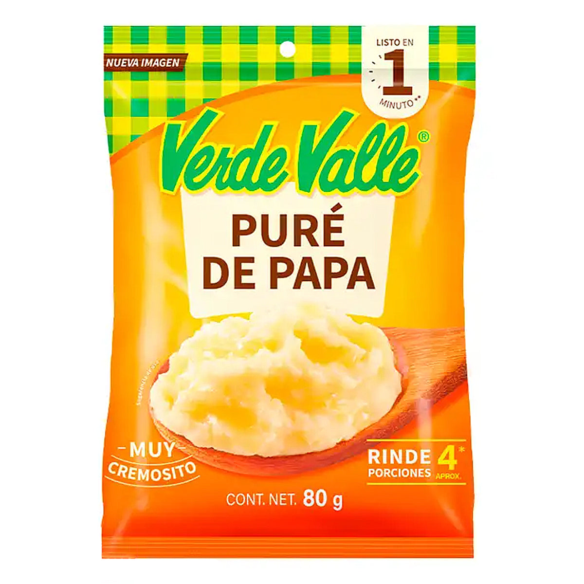 Puré De Papa Verde Valle 80 GRS