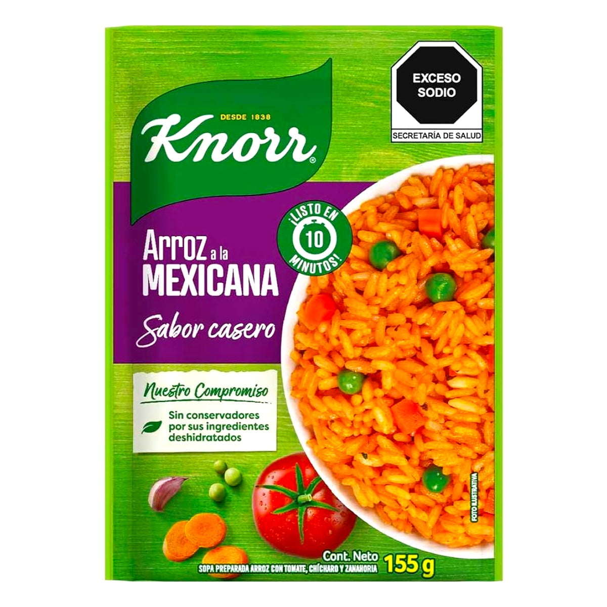 Sopa Knorr Arroz Mexicana 155 GRS