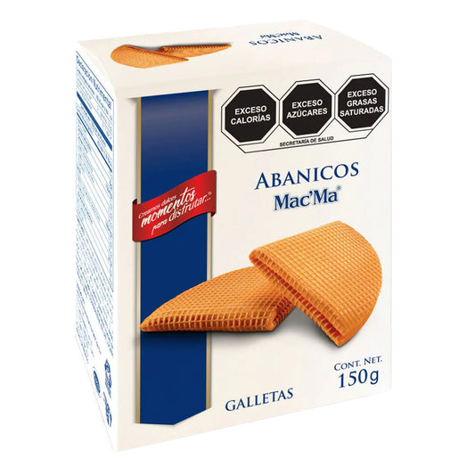 Galletas Mac/Ma Crispy Wafer Fan Ab 150 GRS