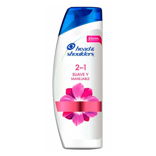 Shampoo Head&Shoulders 2En1 Suave Manejo 375 MLL