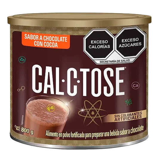 Chocolate En Polvo Cal-C-Tose Lata 800 GRS