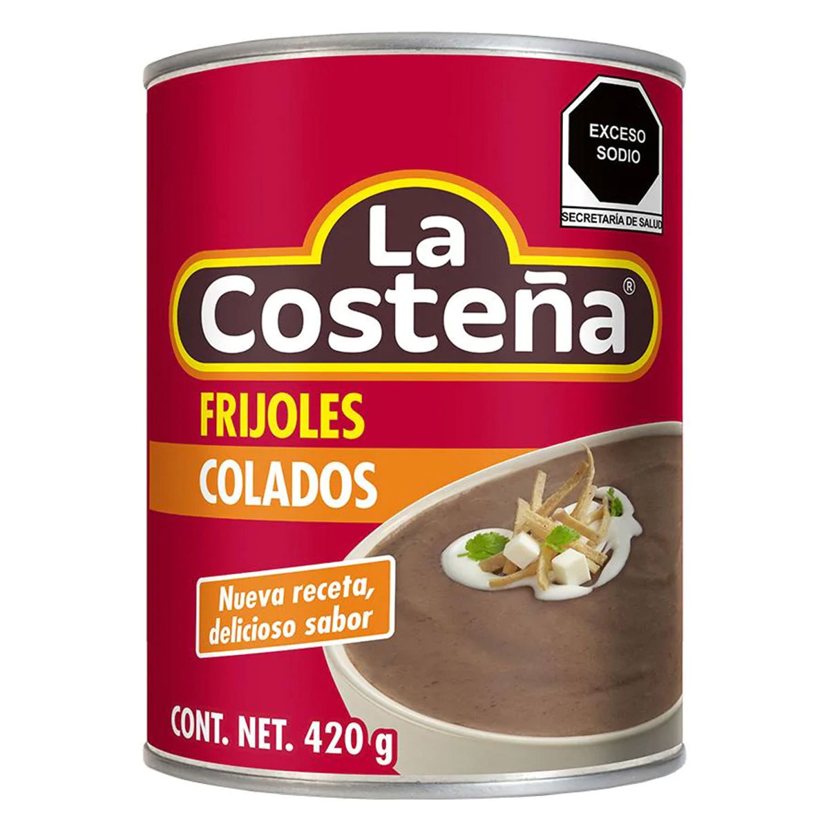 Frijoles La Costeña Negros Refritos 400 GRS