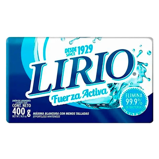 Jabón Lirio Blanco 400 GRS