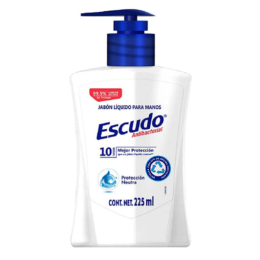 Jabon Liquido Manos Escudo Blanco 225 MLL