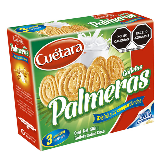 Galletas Cuetara Palmeras 500 GRS