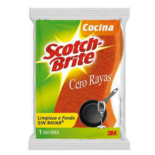 Fibra Scotch Brite Cocina Cero Rayas 1 PZS