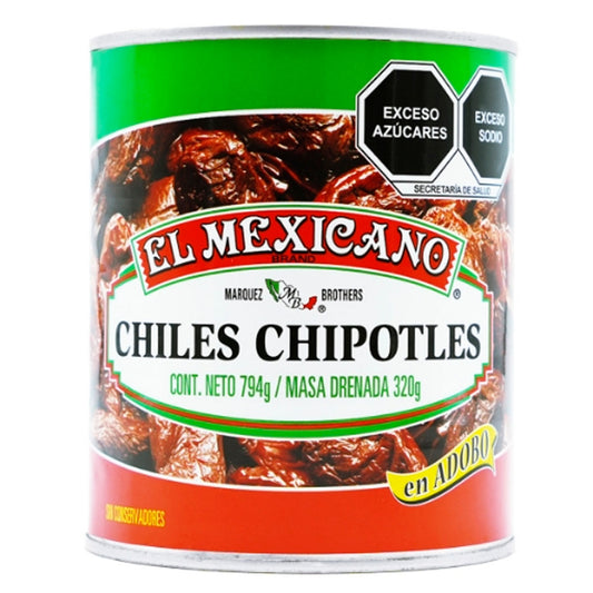 Chiles El Mexicano Chipotle 794 GRS