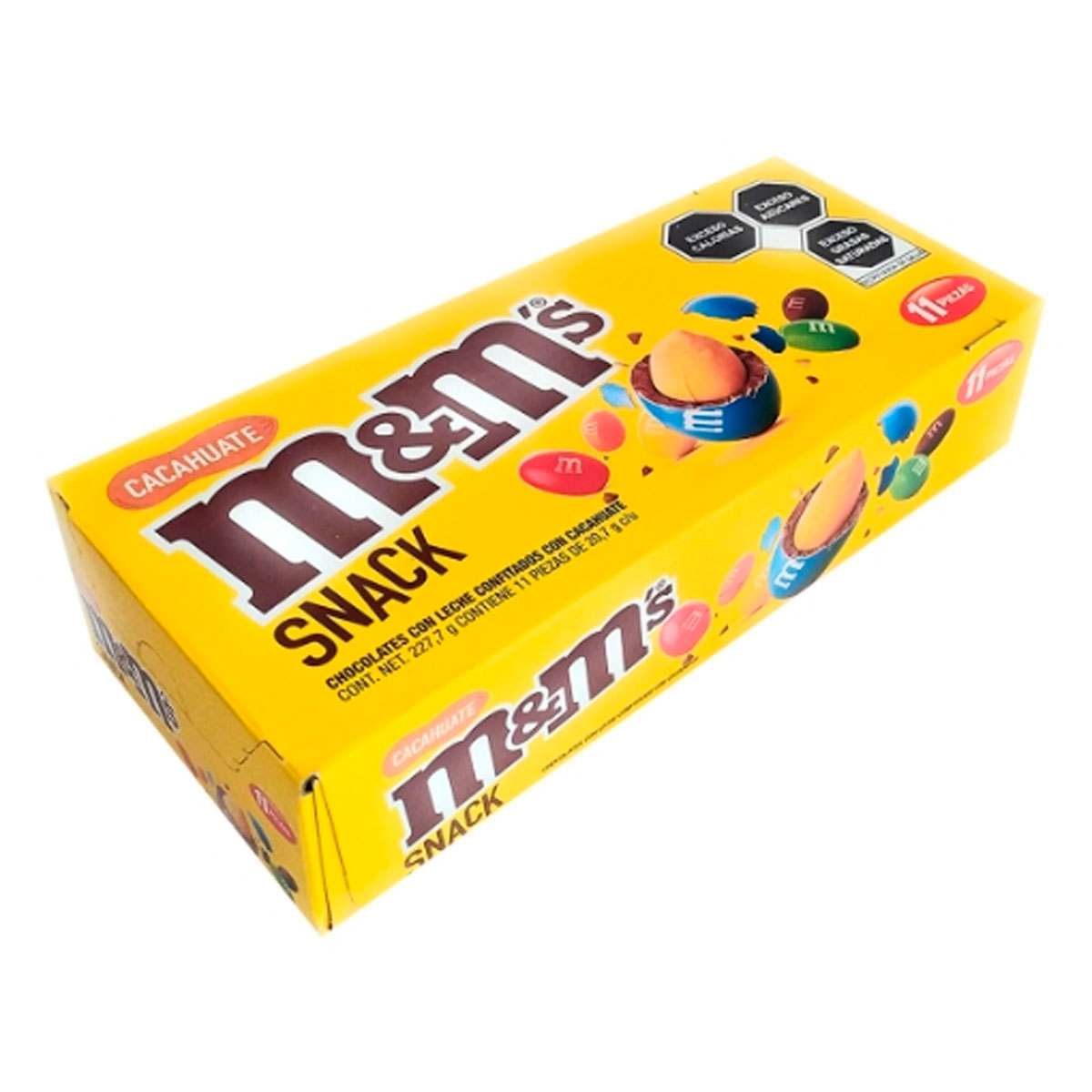 Exhibidor Chocolate M&M Snack Peanut 20.7 GRS