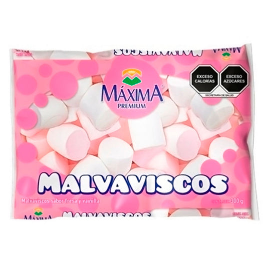 Malvavisco Maxima Blanco Y Rosa 300 GRS