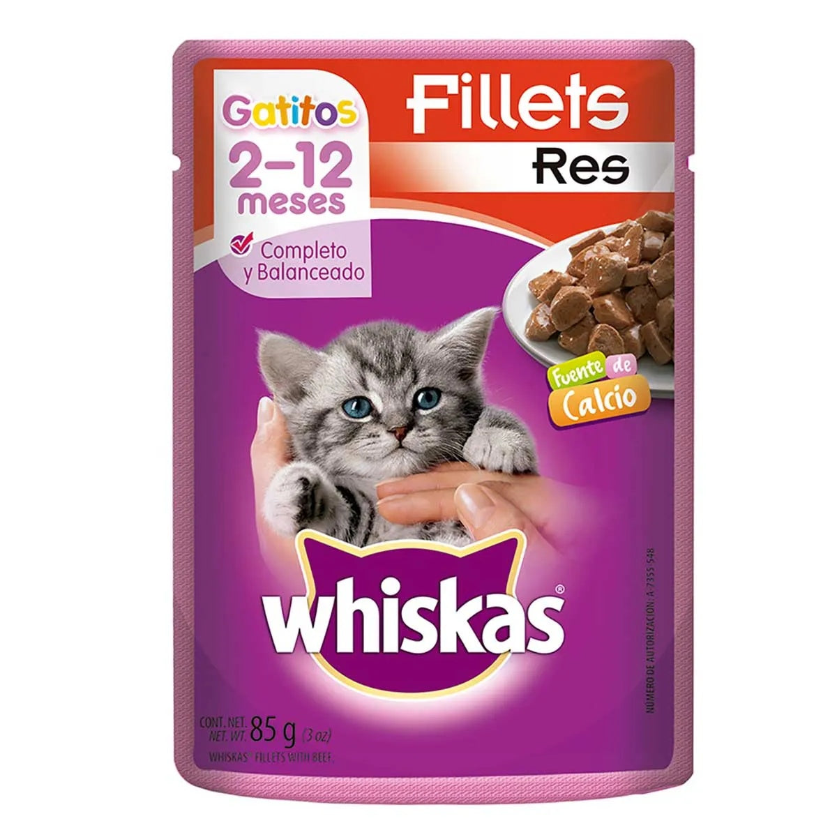 Sobres Whiskas Gatitos Res 85 Gr 85 GRS