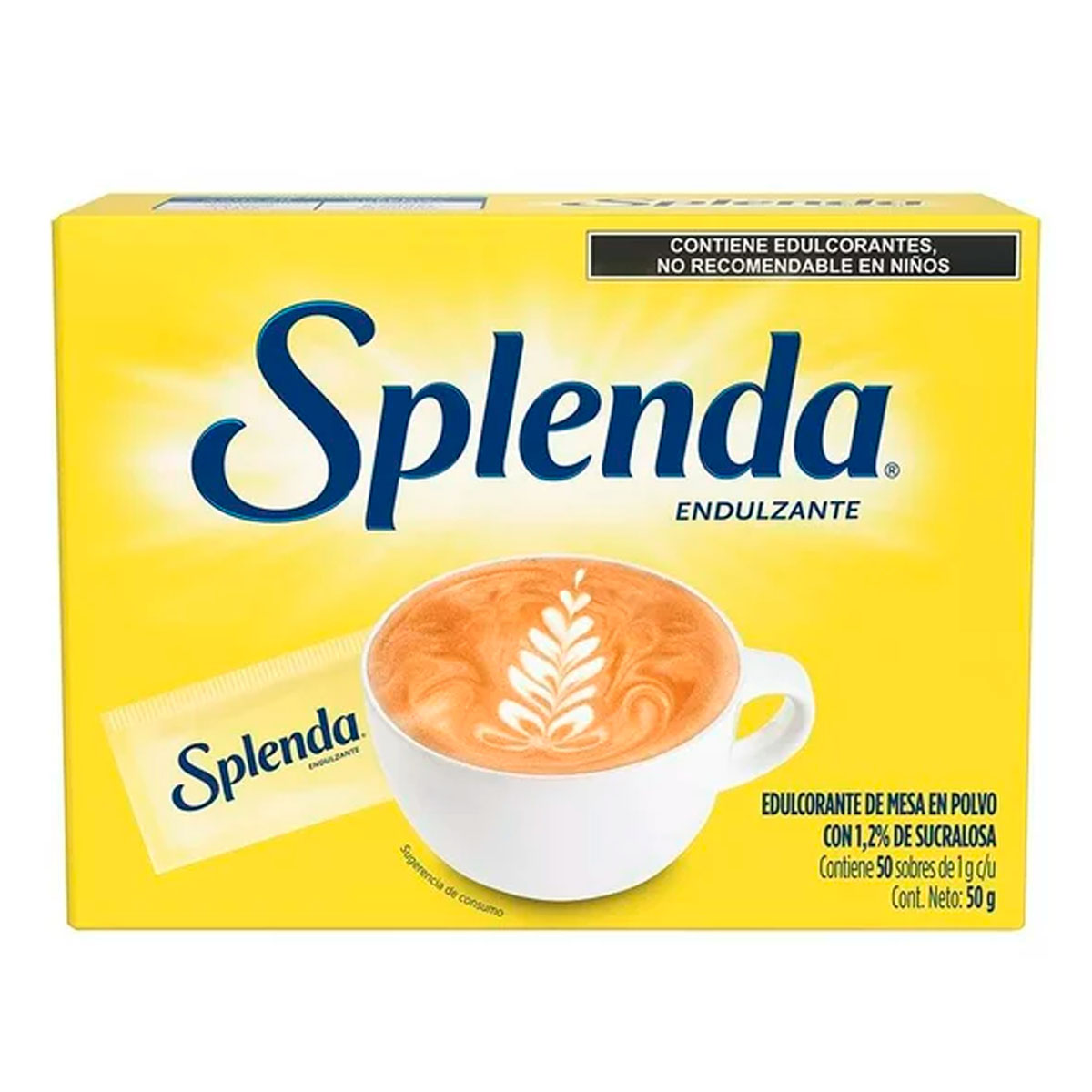 Endulzante Splenda Packets 50 PZS